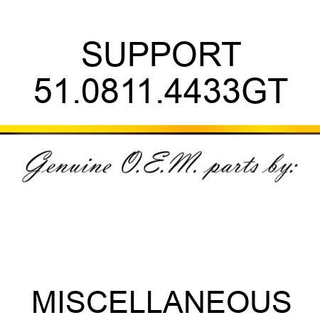SUPPORT 51.0811.4433GT