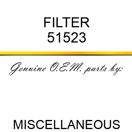 FILTER 51523