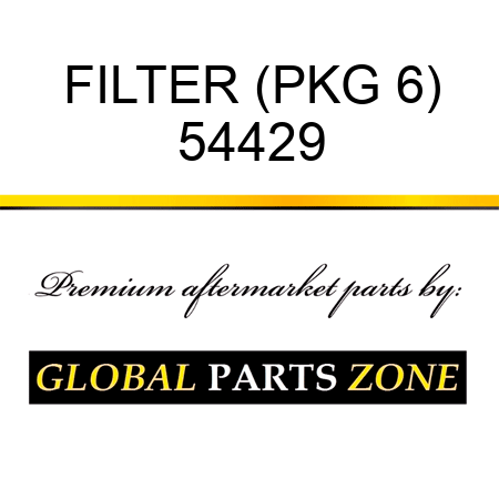 FILTER (PKG 6) 54429
