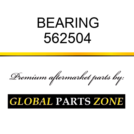 BEARING 562504