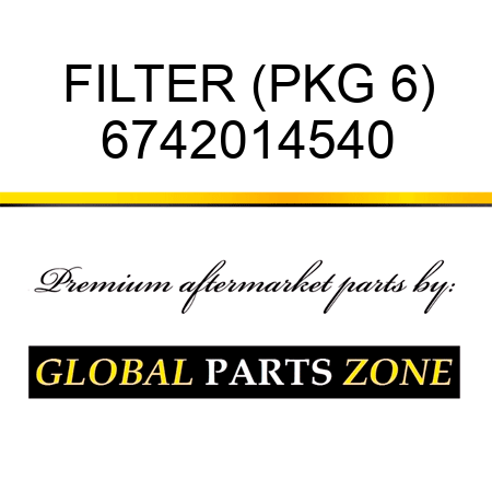 FILTER (PKG 6) 6742014540