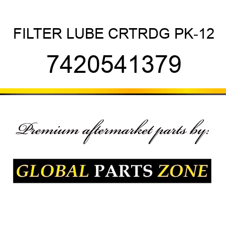 FILTER LUBE CRTRDG PK-12 7420541379