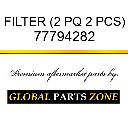 FILTER (2 PQ 2 PCS) 77794282