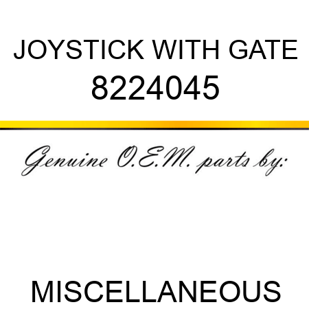 JOYSTICK WITH GATE 8224045