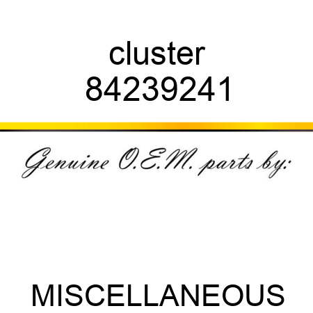 cluster 84239241
