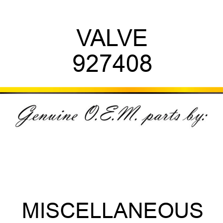 VALVE 927408