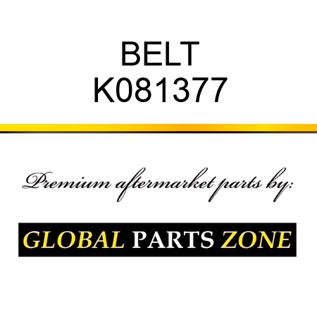 BELT K081377