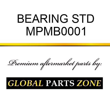 BEARING STD MPMB0001