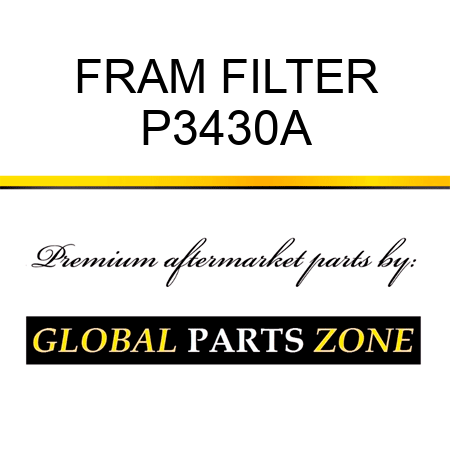 FRAM FILTER P3430A