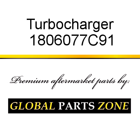 Turbocharger 1806077C91