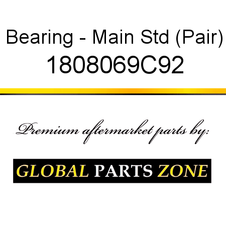 Bearing - Main Std (Pair) 1808069C92