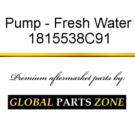 Pump - Fresh Water 1815538C91