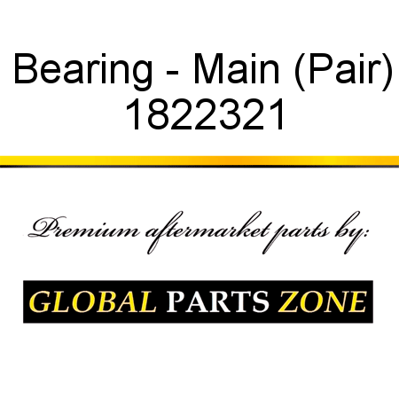 Bearing - Main (Pair) 1822321