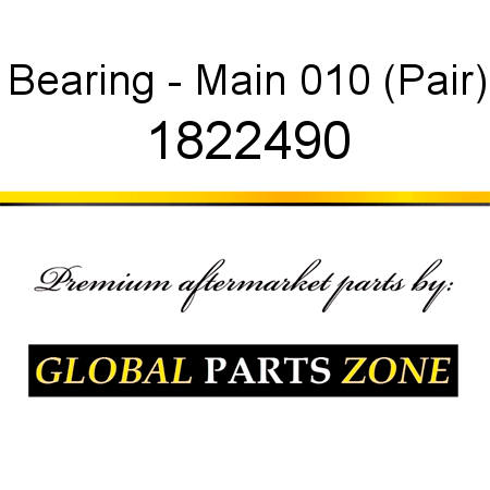 Bearing - Main 010 (Pair) 1822490
