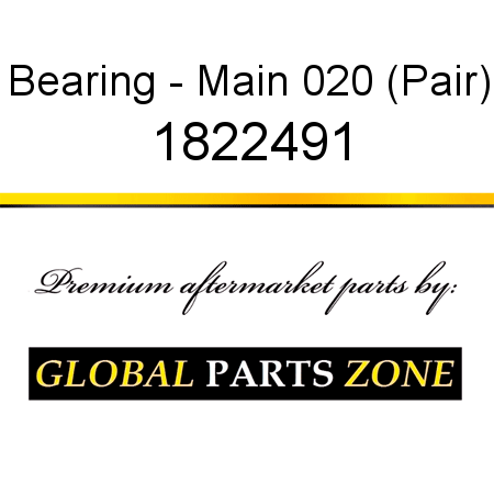 Bearing - Main 020 (Pair) 1822491