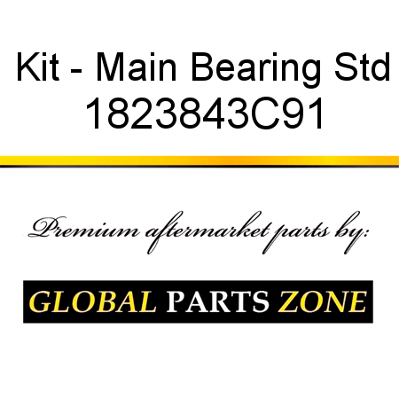 Kit - Main Bearing Std 1823843C91