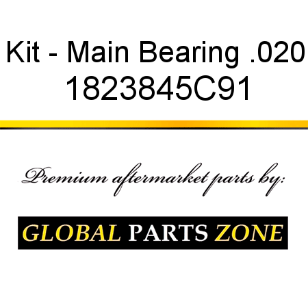 Kit - Main Bearing .020 1823845C91