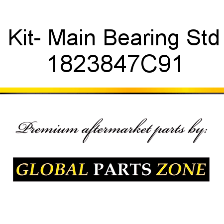 Kit- Main Bearing Std 1823847C91