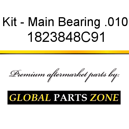 Kit - Main Bearing .010 1823848C91