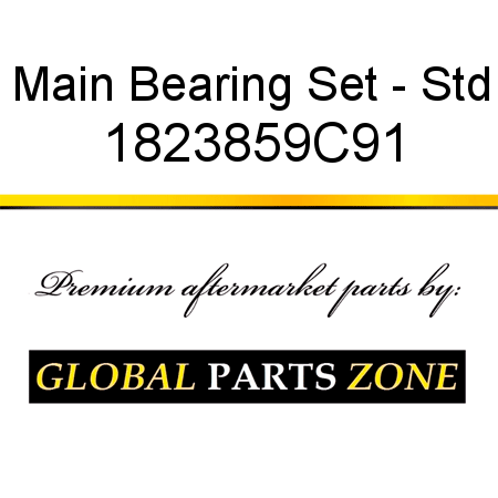 Main Bearing Set - Std 1823859C91