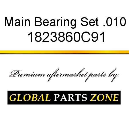 Main Bearing Set .010 1823860C91