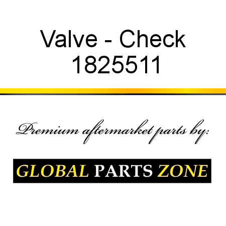 Valve - Check 1825511