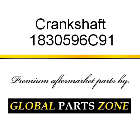 Crankshaft 1830596C91