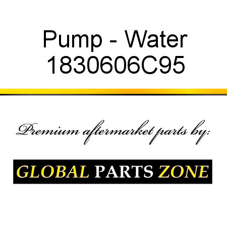 Pump - Water 1830606C95
