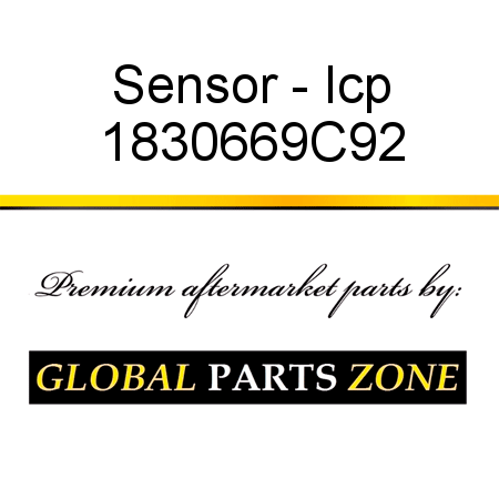 Sensor - Icp 1830669C92