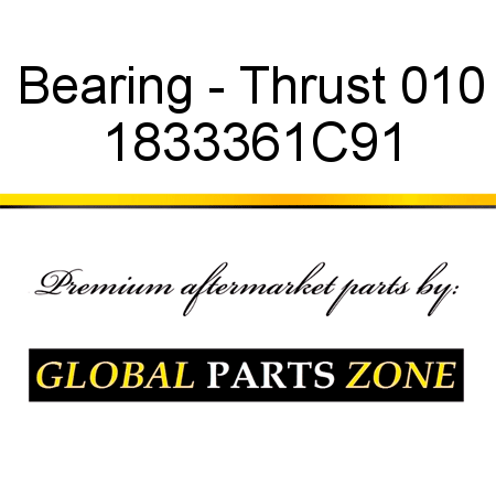 Bearing - Thrust 010 1833361C91