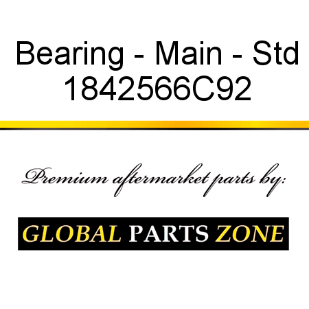 Bearing - Main - Std 1842566C92