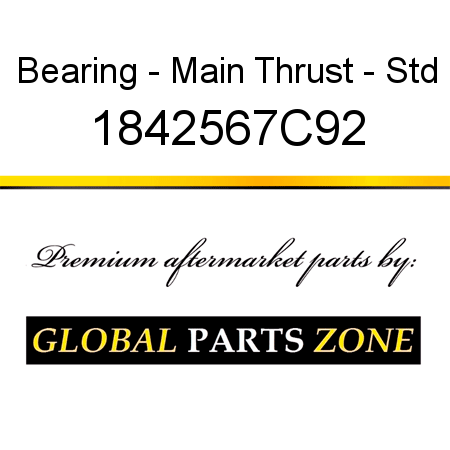 Bearing - Main Thrust - Std 1842567C92