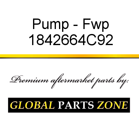 Pump - Fwp 1842664C92