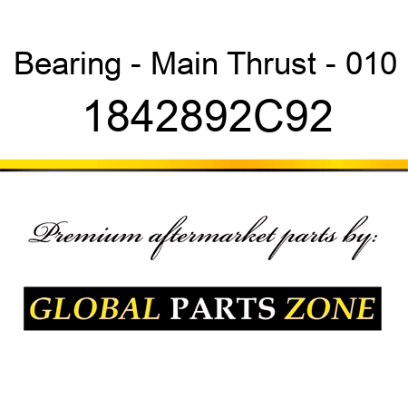 Bearing - Main Thrust - 010 1842892C92