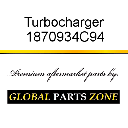 Turbocharger 1870934C94