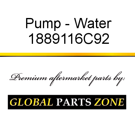 Pump - Water 1889116C92