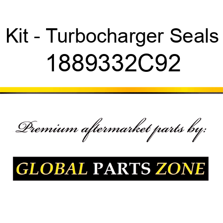 Kit - Turbocharger Seals 1889332C92