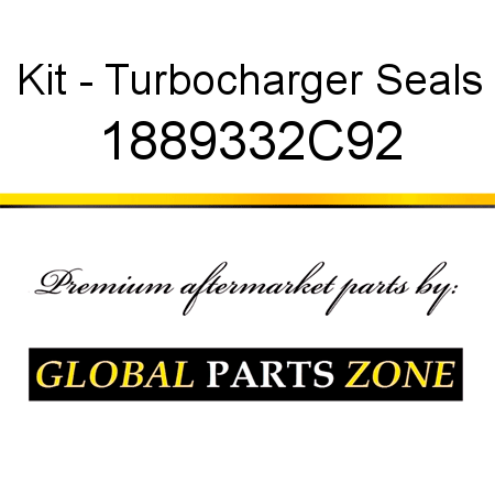 Kit - Turbocharger Seals 1889332C92