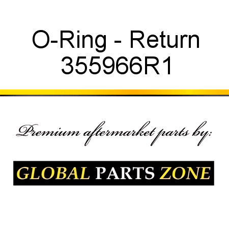 O-Ring - Return 355966R1