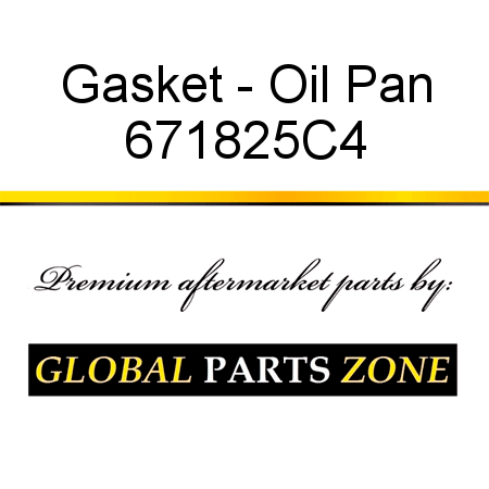 Gasket - Oil Pan 671825C4