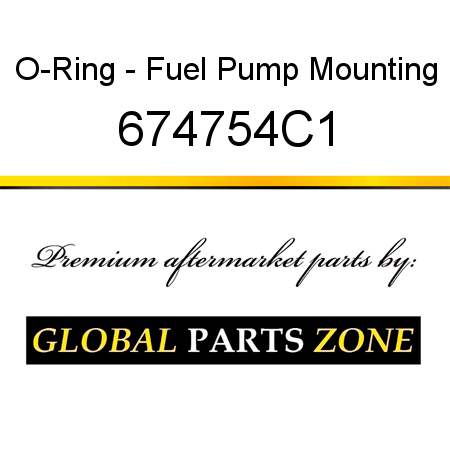 O-Ring - Fuel Pump Mounting 674754C1