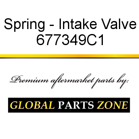 Spring - Intake Valve 677349C1