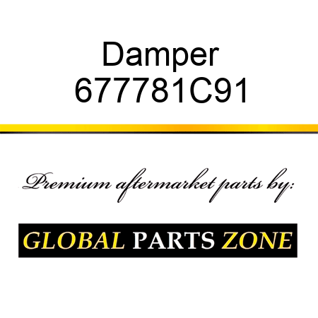 Damper 677781C91