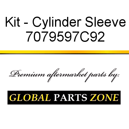 Kit - Cylinder Sleeve 7079597C92