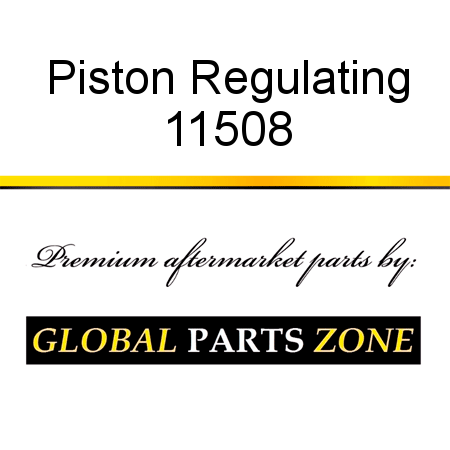 Piston, Regulating 11508