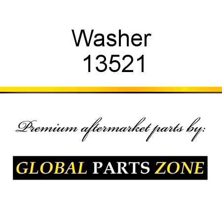 Washer 13521