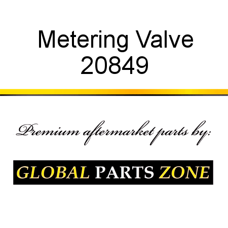 Metering Valve 20849