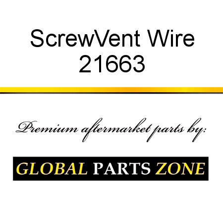 Screw,Vent Wire 21663