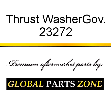 Thrust Washer,Gov. 23272