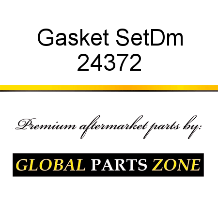 Gasket Set,Dm 24372